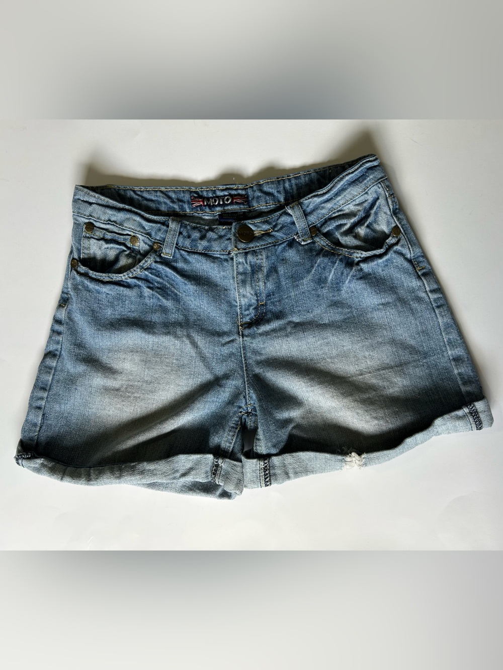 Light Blue Denim Jean Shorts